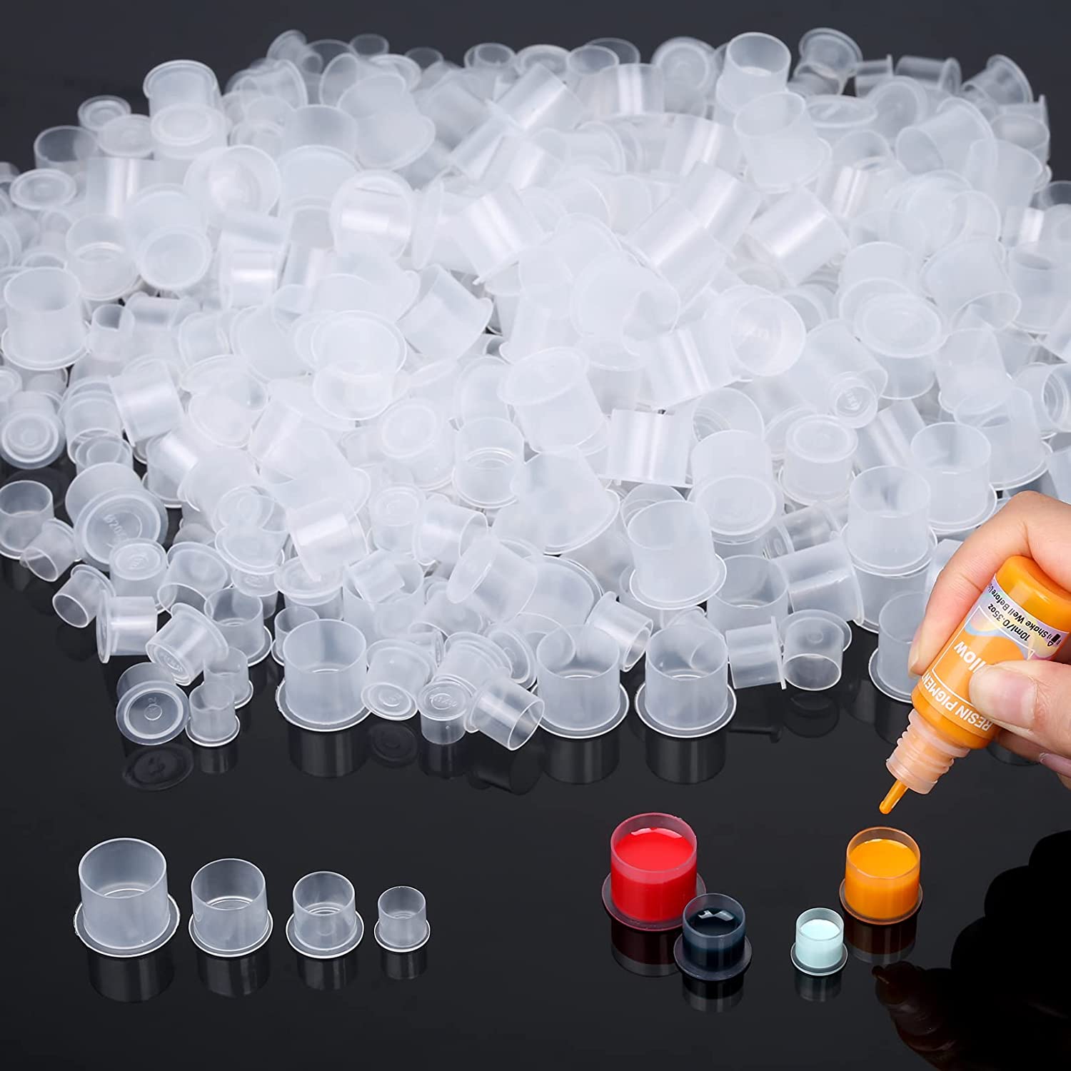 Calligraphy Ink Bottle - 100 unidades de vasos desechables para
