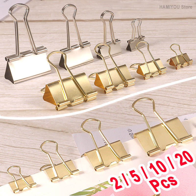 Binder Clip Assorted - Clips de Sujeción para Oficina, Clips
