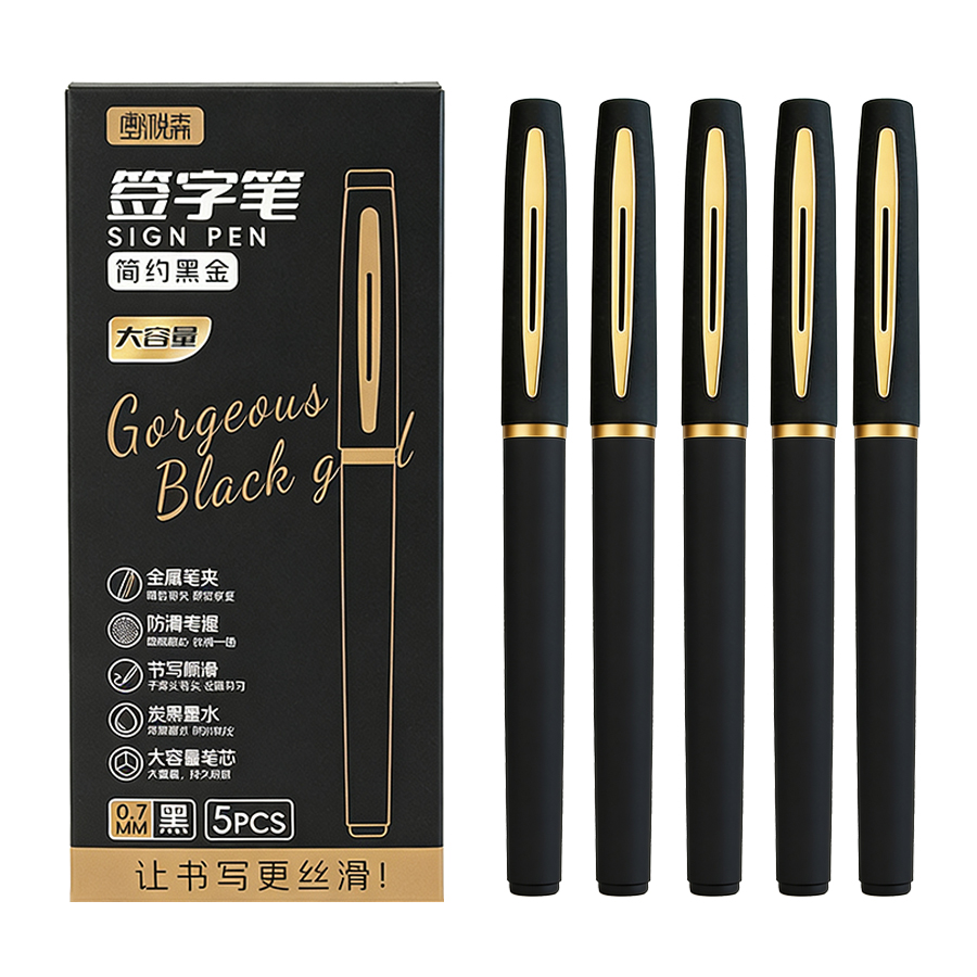 Stationery Supply Business - Paquete de 5 unidades de bolígrafo
