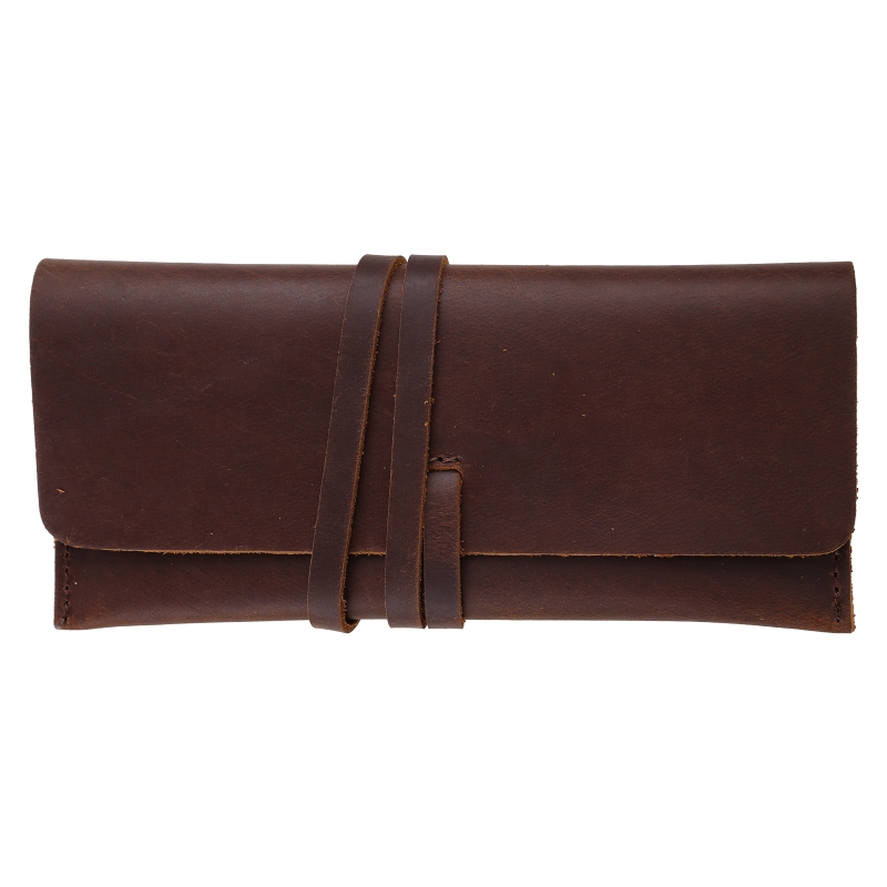Pen Pouch Roll - Bolso para bolígrafo de cuero de