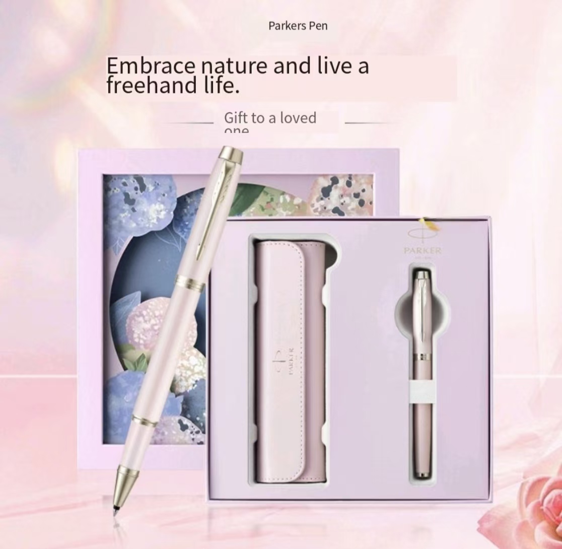 Ideal Stationery & Office Supply - Bolígrafo Rollerball Parker Serie Floral Hortensia