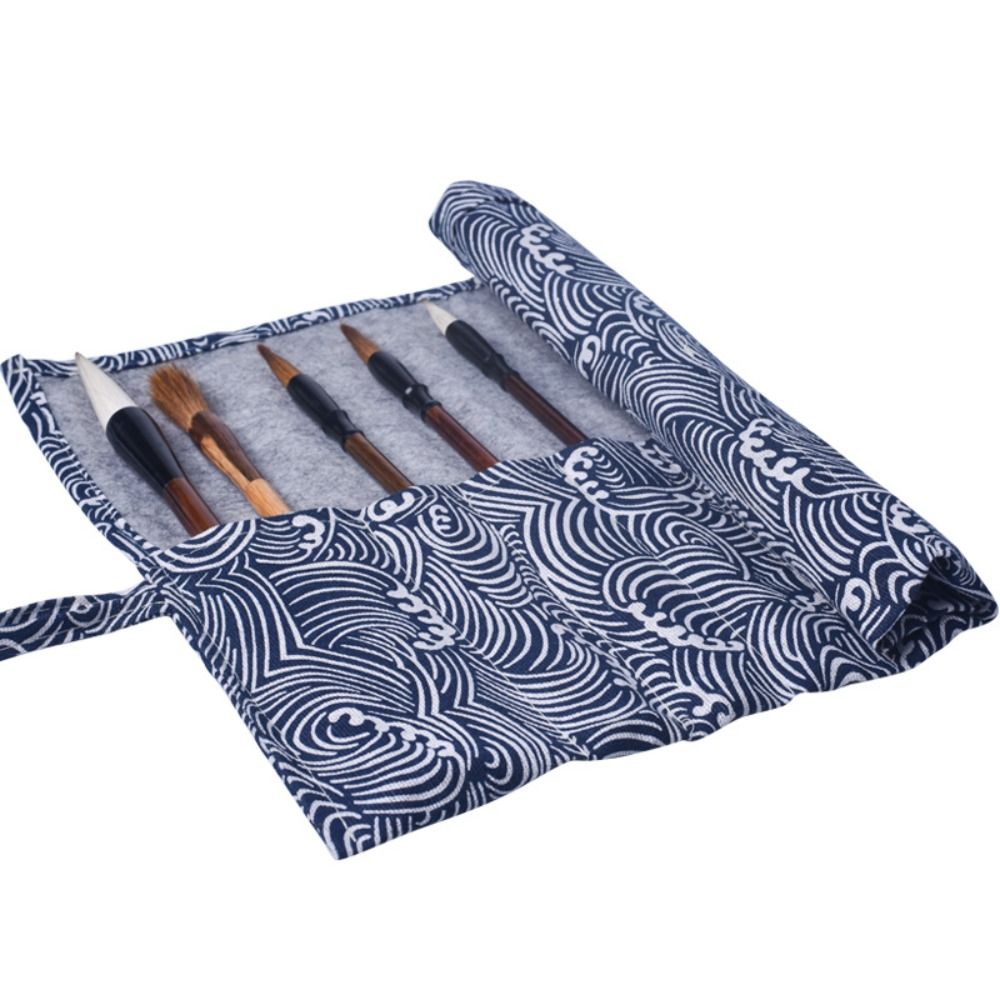 Pen Pouch Roll - Estuche enrollable estilo chino para bolígrafos,