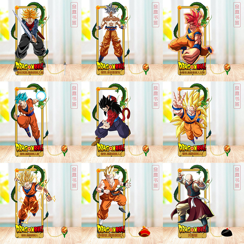 Ideal Stationery & Office Supply - Marcapáginas de metal DRAGON BALL, clip