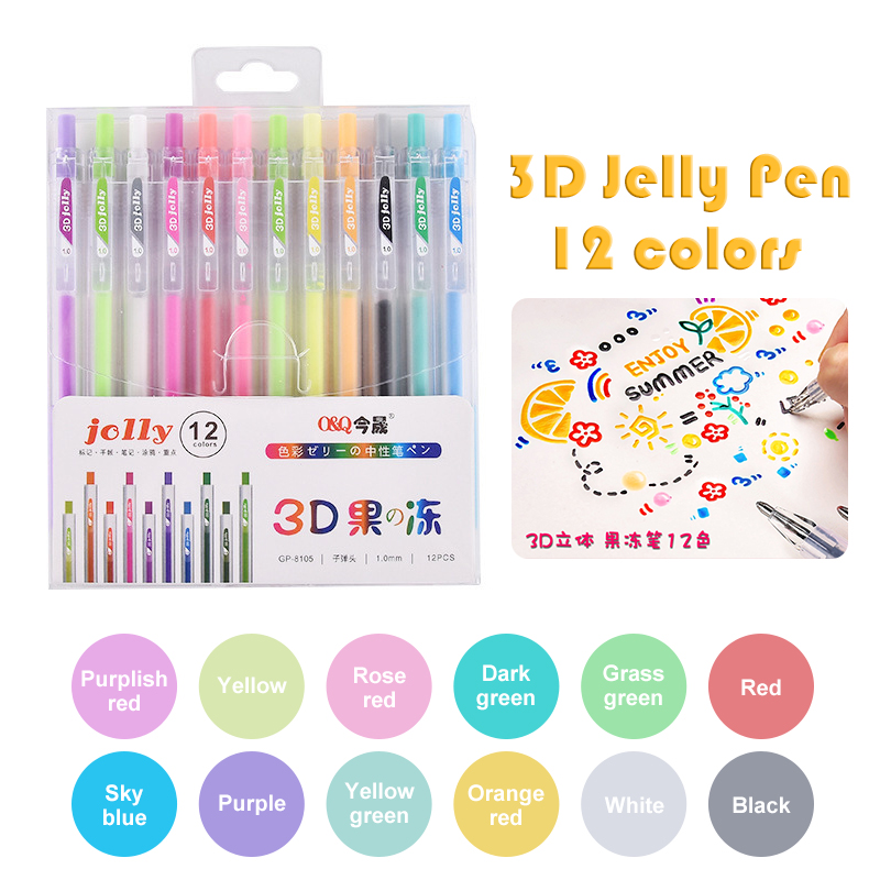 Bolígrafo de gelatina tridimen - Gel Ink Pen Set reseña y precio