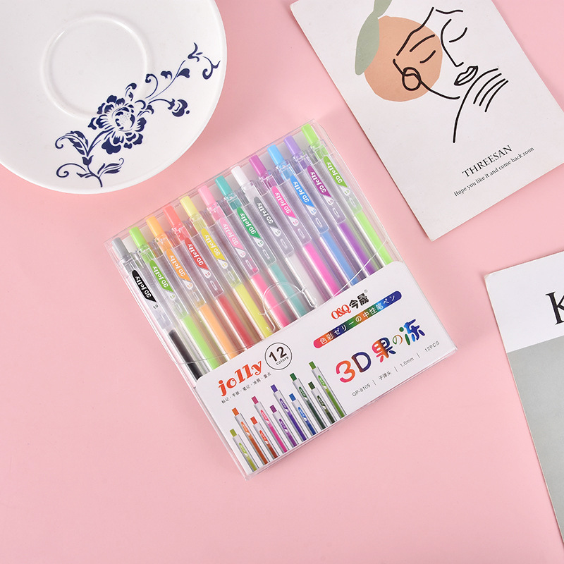 Bolígrafo de gelatina tridimen - Gel Ink Pen Set reseña y precio