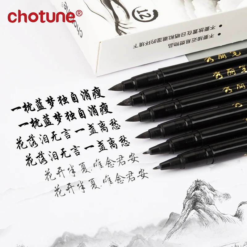 Juego de pinceles para letras, - Fountain Pen Ink reseña y precio