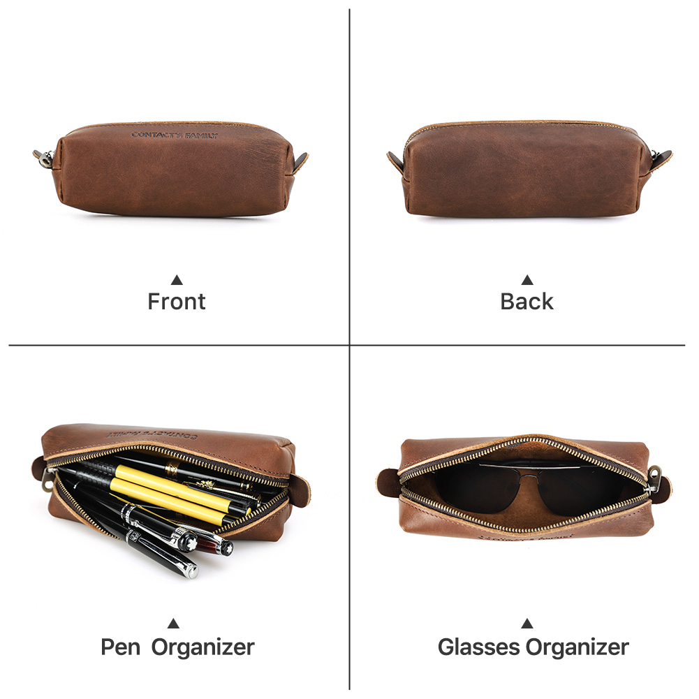 Estuche de lápices de cuero Re - Stationery Supply Business reseña y precio