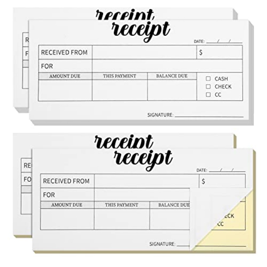 4 Libretas de Recibos sin Carb - Carbon Copy Book reseña y precio