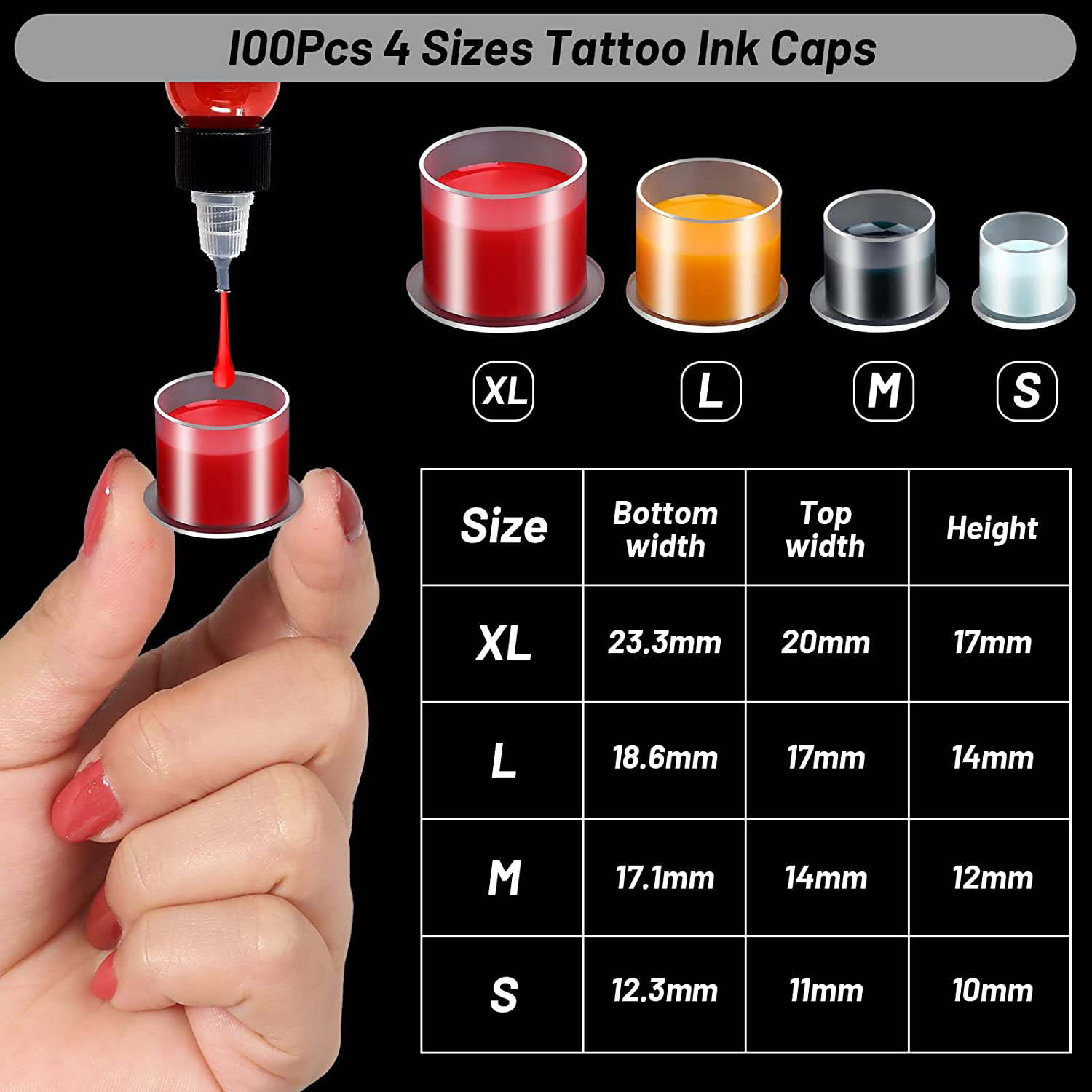 100 unidades de vasos desechab - Calligraphy Ink Bottle reseña y precio
