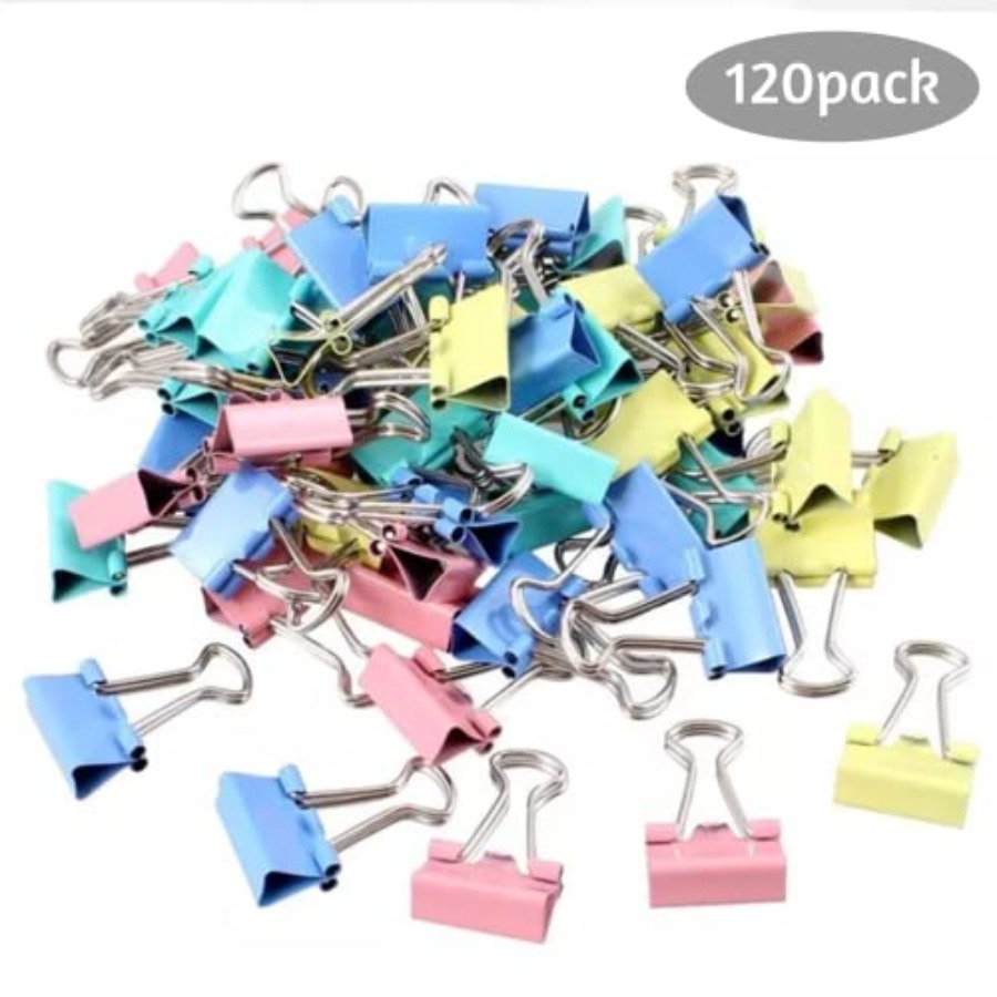 Paquete de 120 Clips para Encu - Binder Clip Assorted reseña y precio