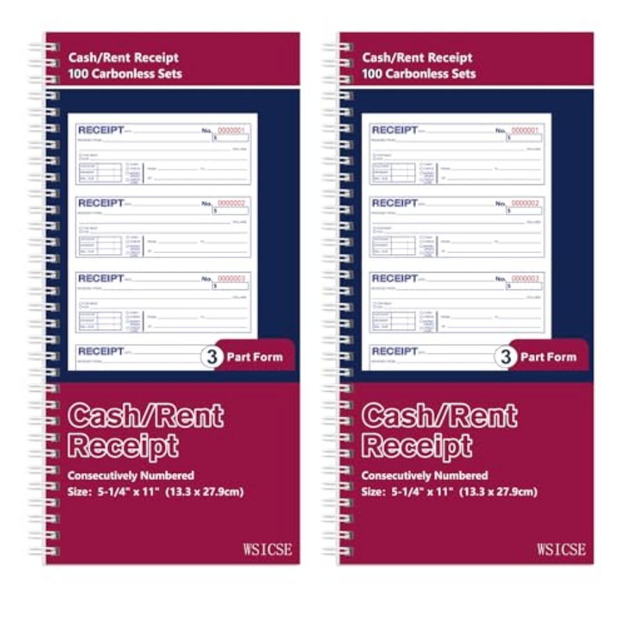 Paquete de 2 Libretas de Recib - Carbon Copy Book reseña y precio