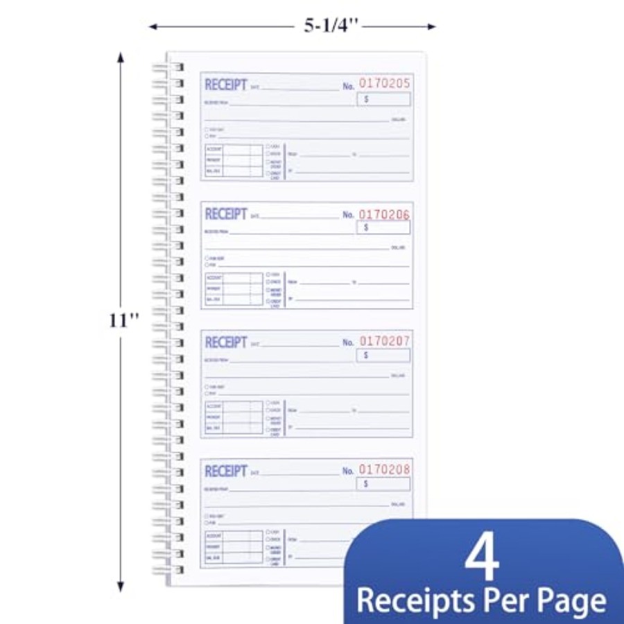 Paquete de 2 Libretas de Recib - Carbon Copy Book reseña y precio