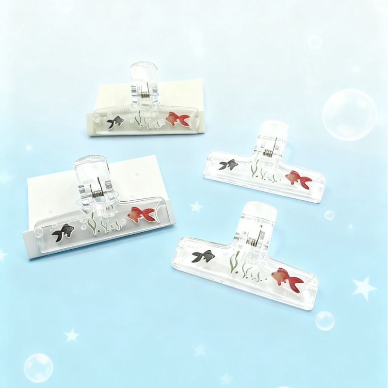 Clips de acrílico transparente - Binder Clip Assorted reseña y precio