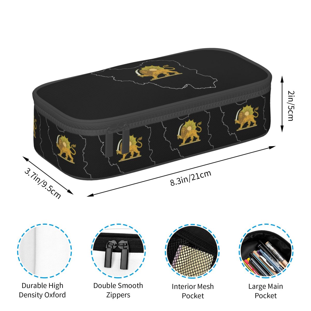 Estuches para lápices con dise - Lion Stationery & Office Supply(Kunshan)Co.Ltd reseña y precio
