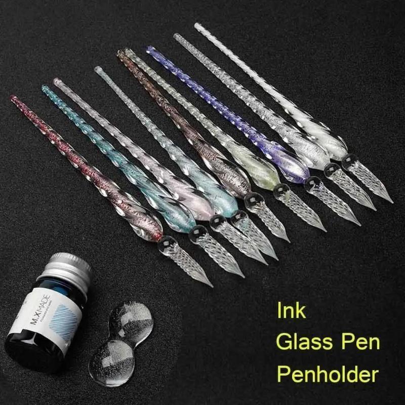 Juego de plumas de cristal de  - Fountain Pen Ink reseña y precio