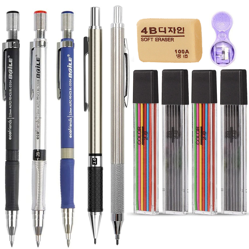Lápices Mecánicos 2B de 2.0 mm - Ideal Stationery & Office Supply reseña y precio