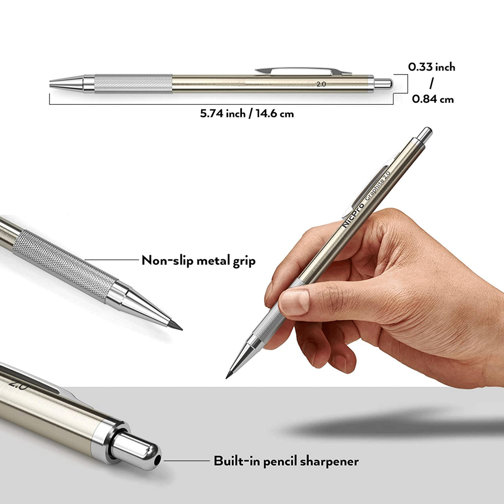 Lápices Mecánicos 2B de 2.0 mm - Ideal Stationery & Office Supply reseña y precio