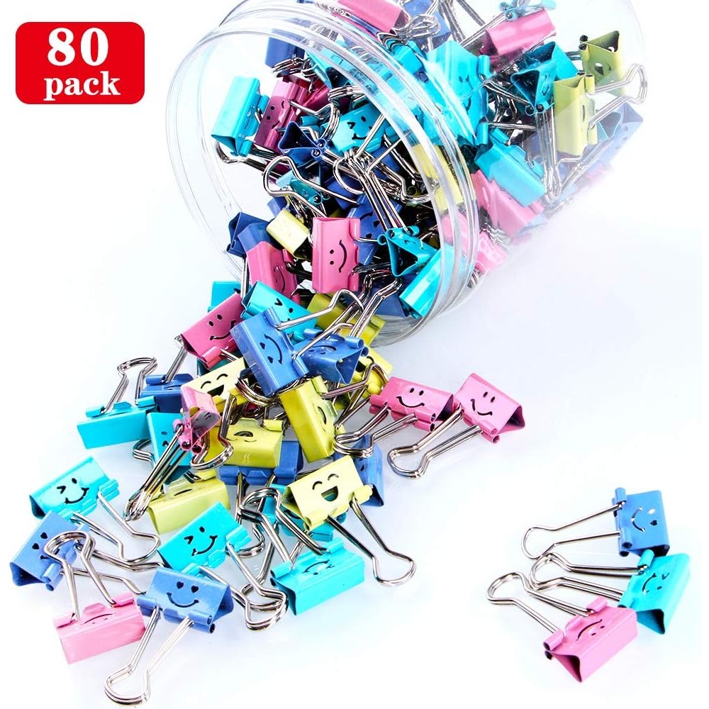 80 Clips Surtidos para Papel,  - Binder Clip Assorted reseña y precio