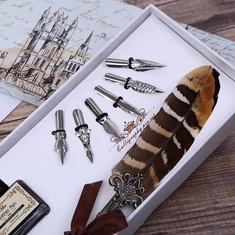 Juego de plumas de tinta retro - Fountain Pen Ink reseña y precio