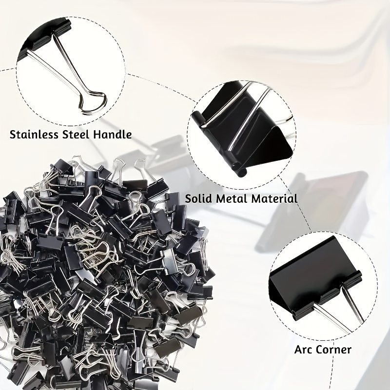 Clips de encuadernación de col - Binder Clip Assorted reseña y precio