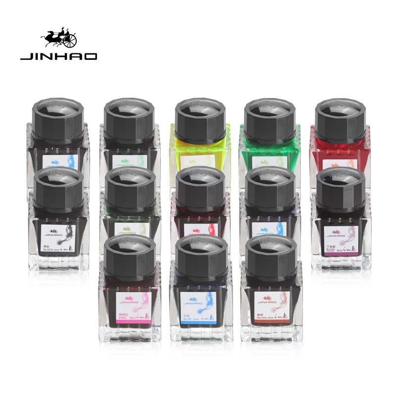 JINHAO 50ml/30ml tinta de vari - Calligraphy Ink Bottle reseña y precio