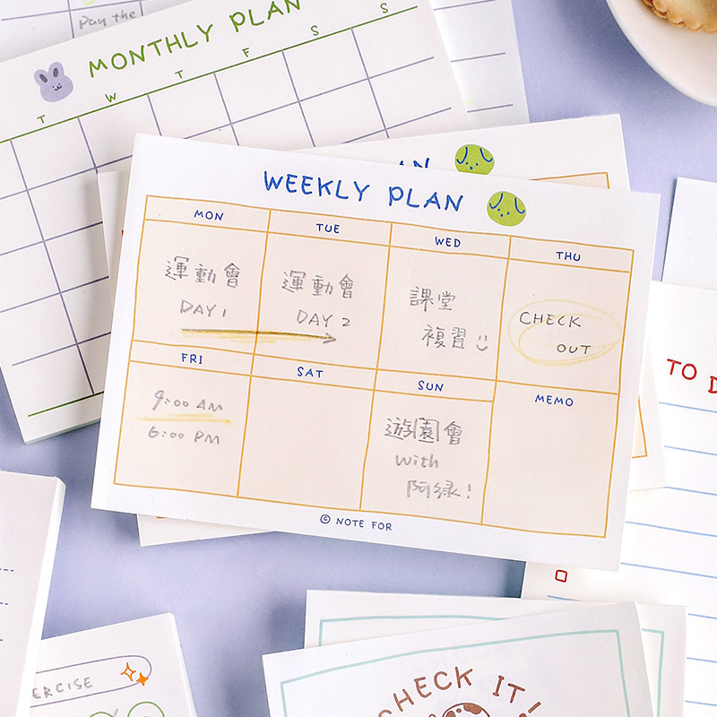 Bloc de Notas con Diseño Kawai - Office Stationery Supply List reseña y precio