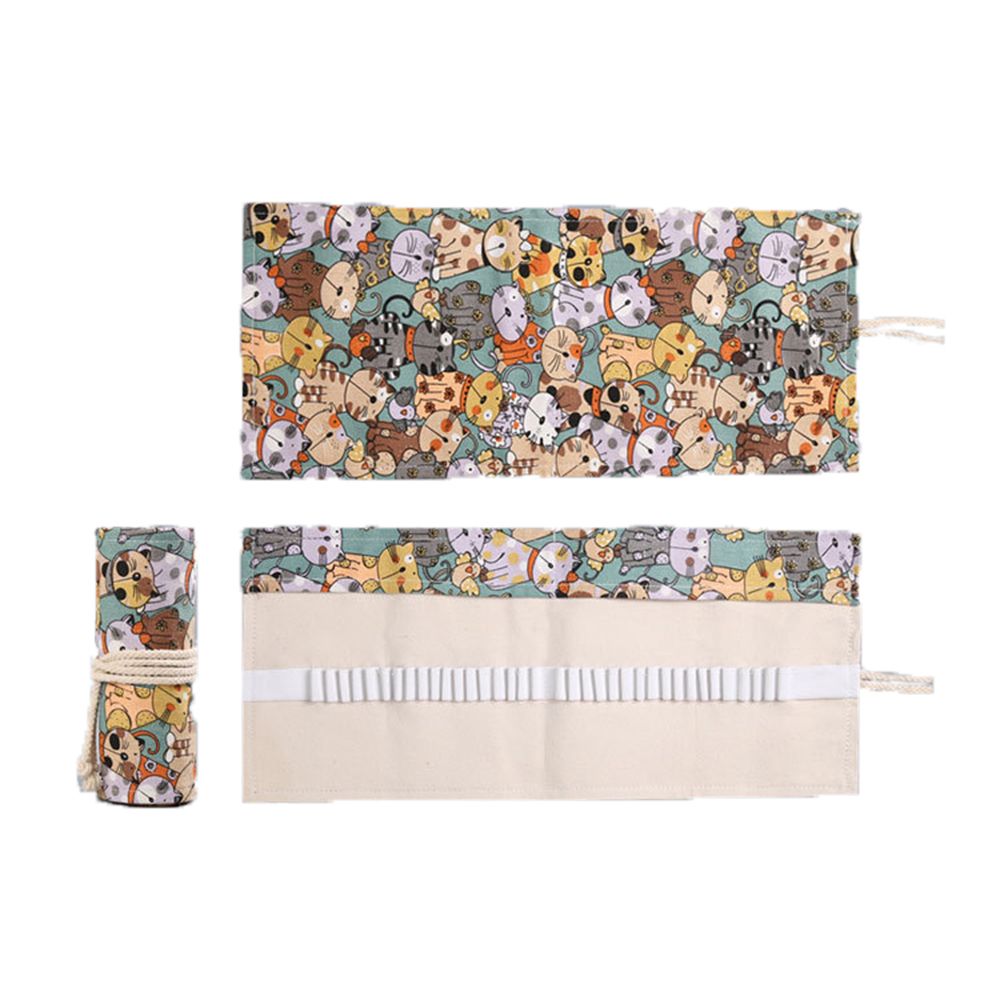 Creativo niños niñas lindo gat - Pen Pouch Roll reseña y precio