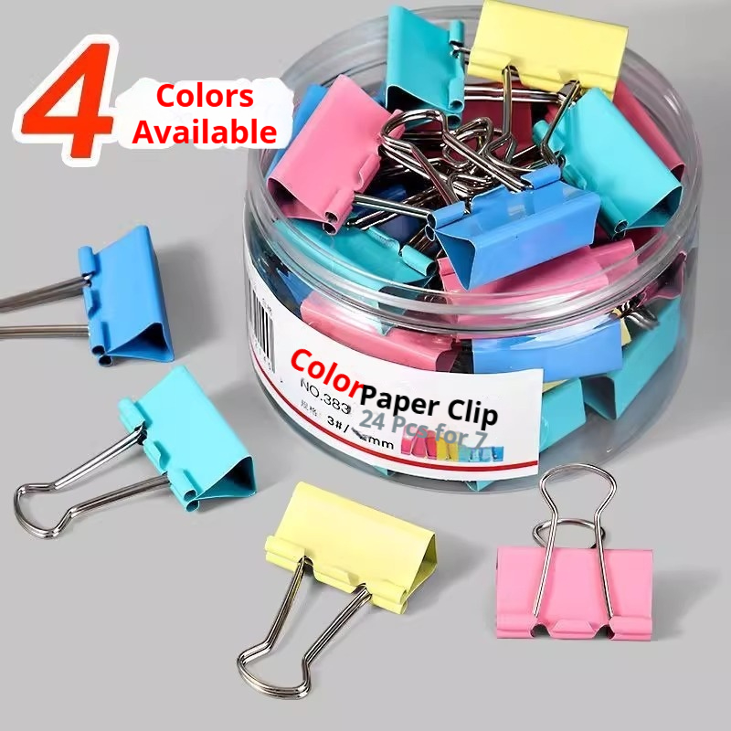 Clips de encuadernación de col - Binder Clip Assorted reseña y precio