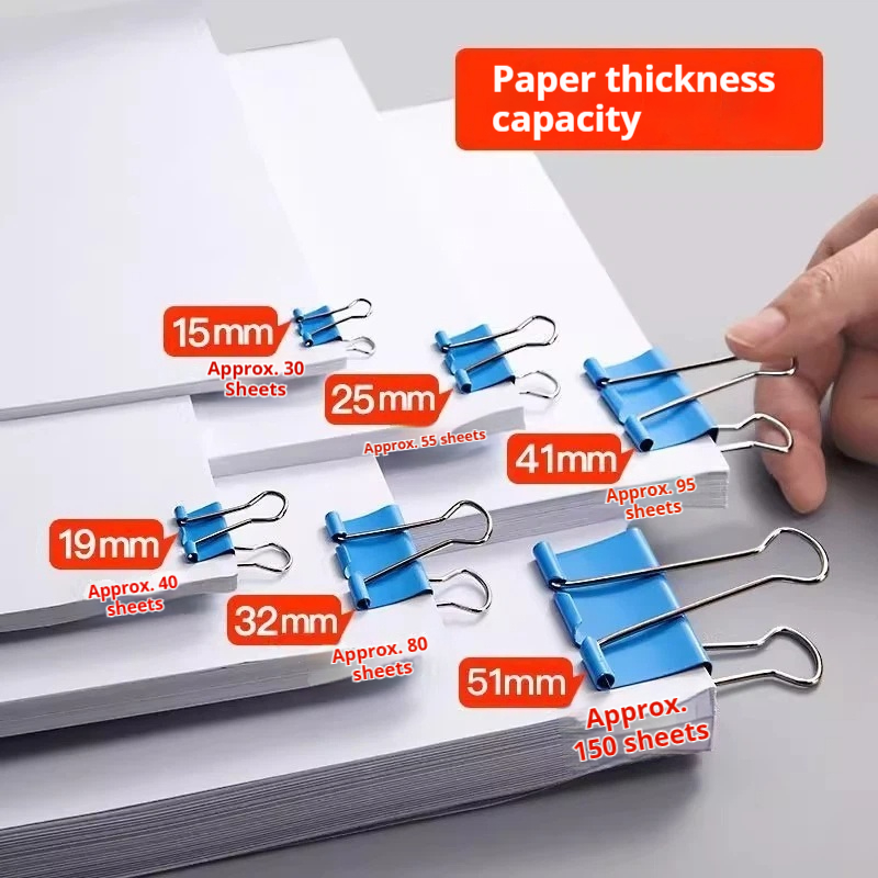 Clips de encuadernación de col - Binder Clip Assorted reseña y precio
